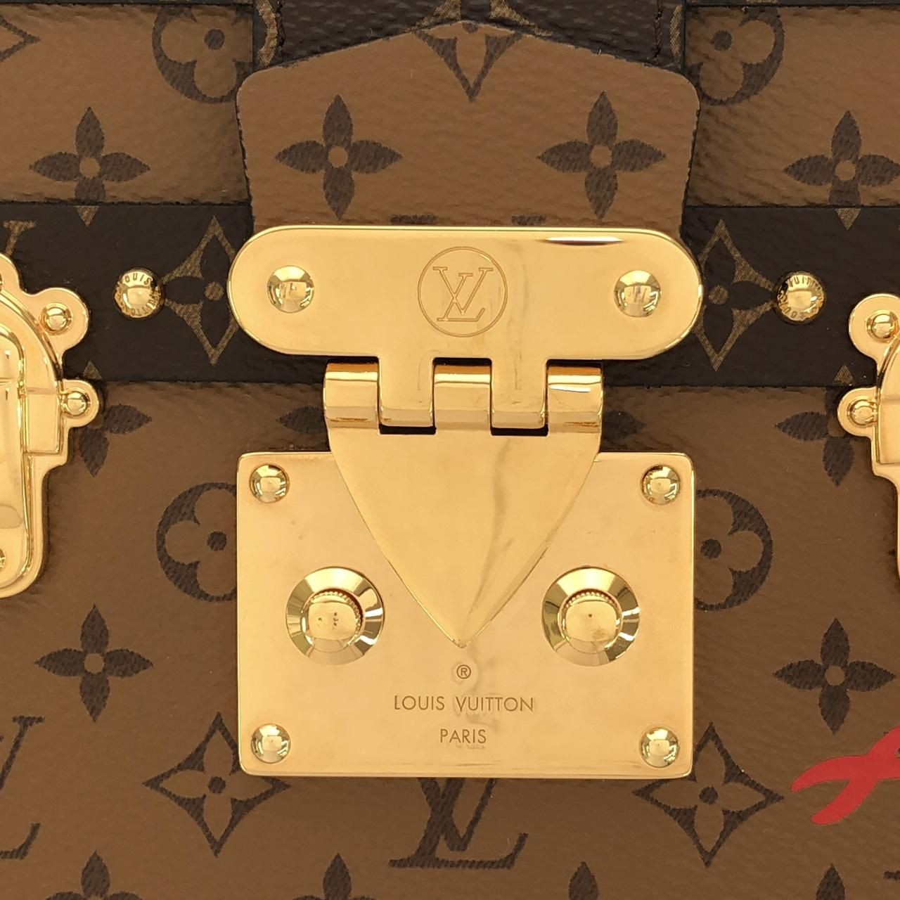 Louis Vuitton Monogram Reverse Petite Malle Shoulder Bag — view 6