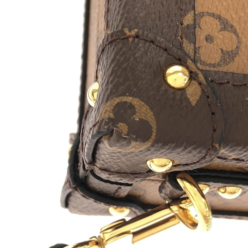 Louis Vuitton Monogram Reverse Petite Malle Shoulder Bag — view 5