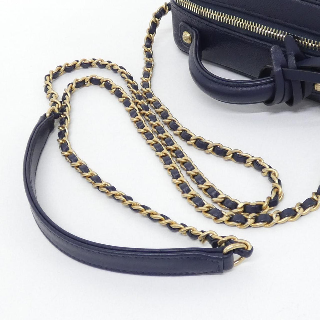Chanel Bag Handbag Navy — view 5