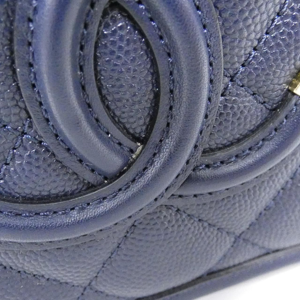 Chanel Bag Handbag Navy — view 4