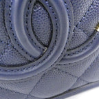 Chanel Bag Handbag Navy — view 4