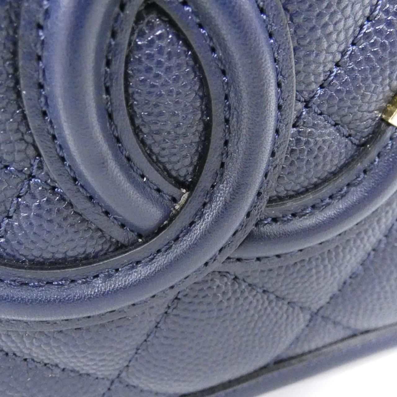 Chanel Bag Handbag Navy — view 4