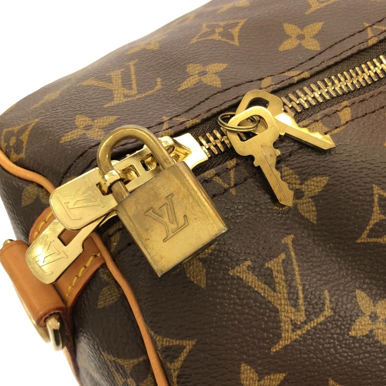 Louis Vuitton Monogram Keepall Bandouliere 55 Boston Bag — view 4