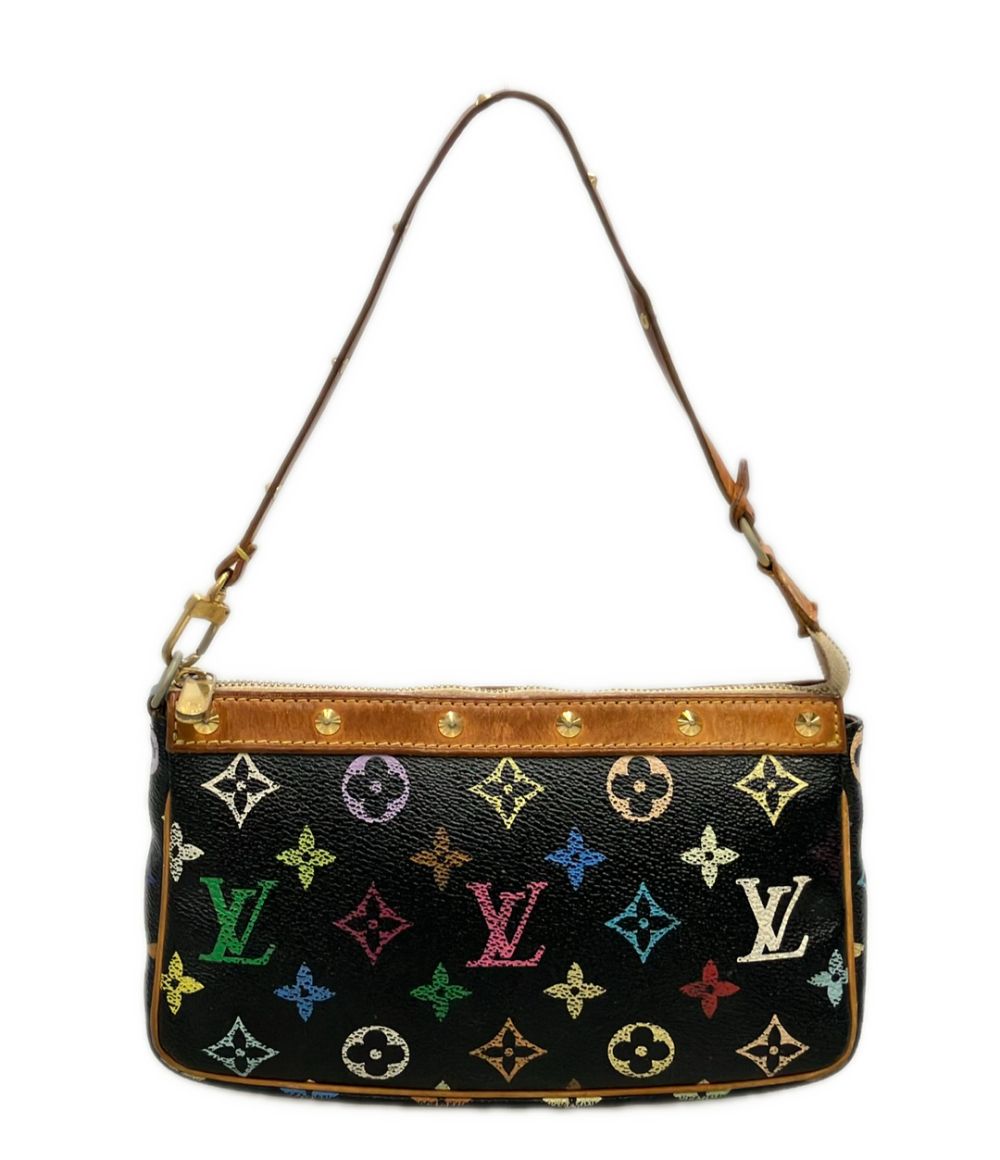 Louis Vuitton Handbag Pouch Pochette Soir Multicolor