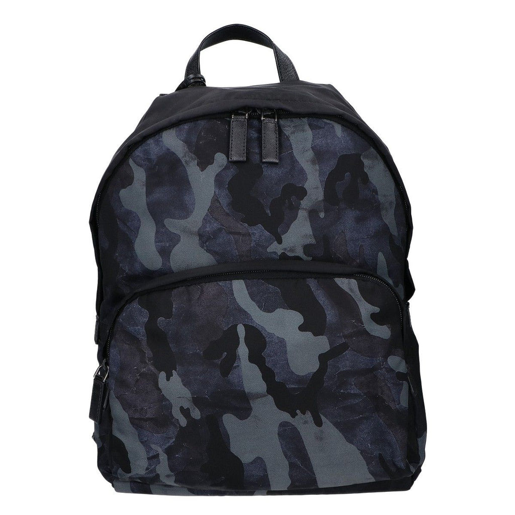 Prada Nylon Camouflage Triangle Plate Backpack