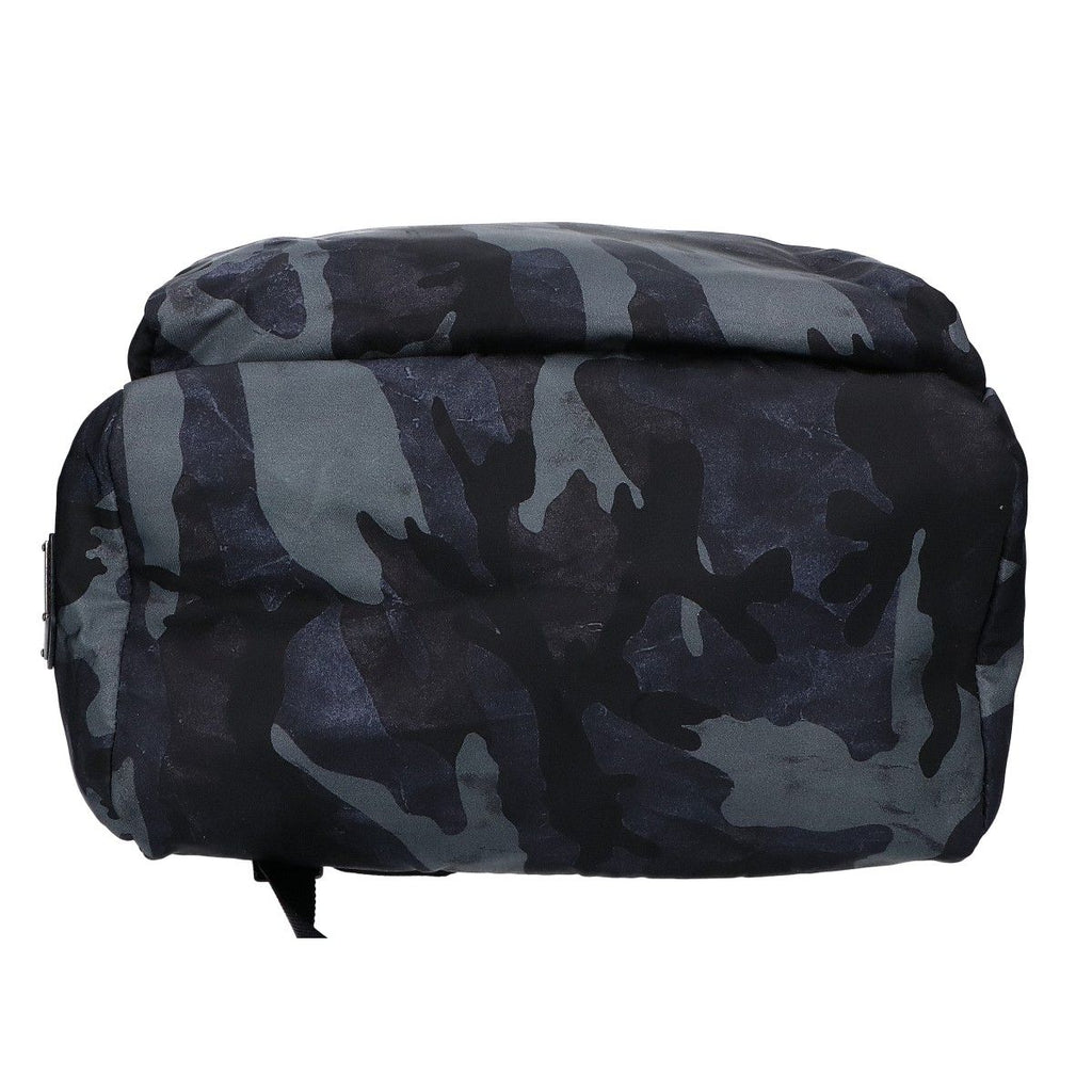 Prada Nylon Camouflage Triangle Plate Backpack — view 5