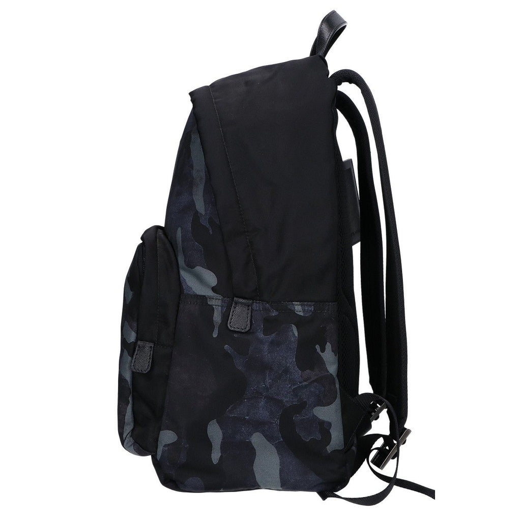 Prada Nylon Camouflage Triangle Plate Backpack — view 2