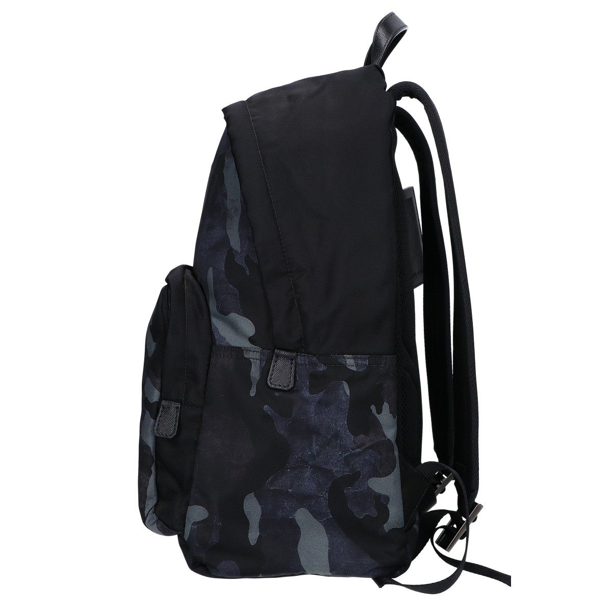 Prada Nylon Camouflage Triangle Plate Backpack — view 2