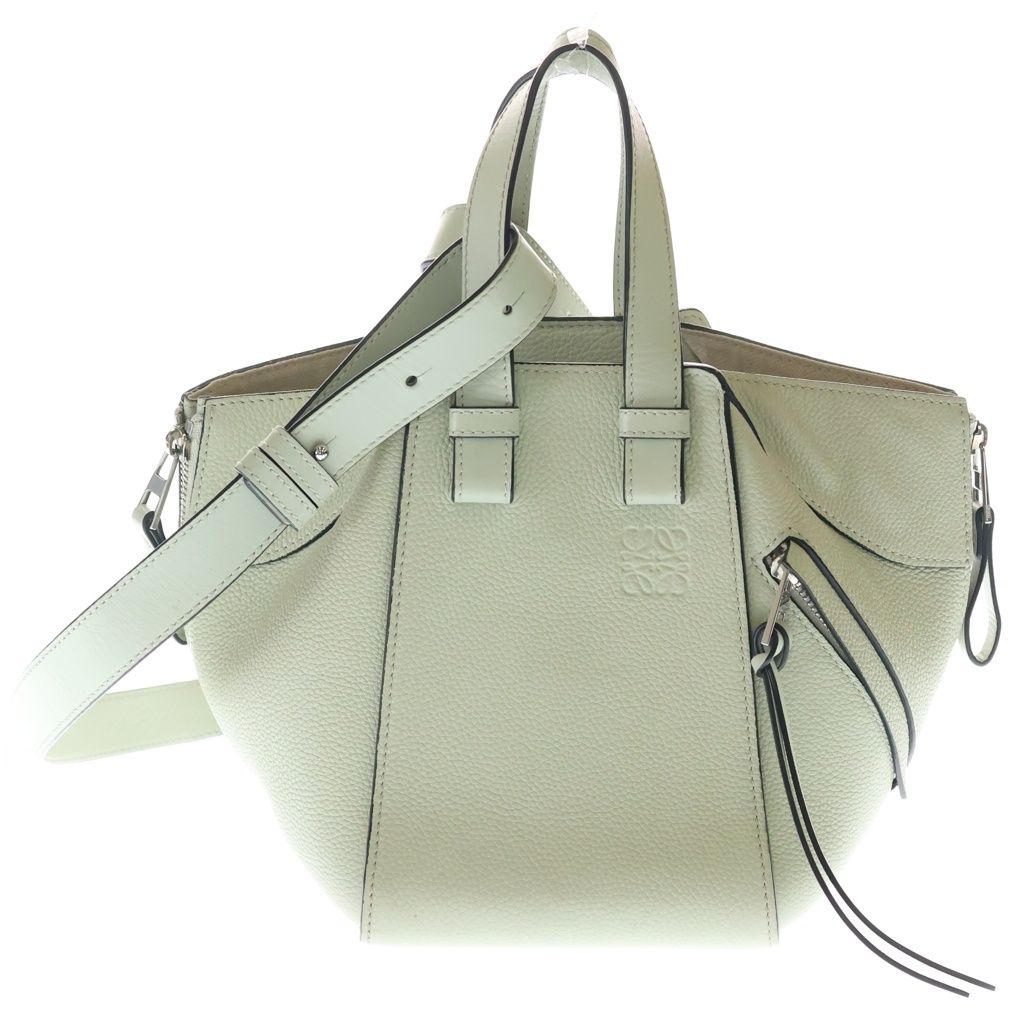 Loewe Hammock Compact Shoulder Bag Light Green