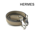 Hermes Color Trench Taurillon Clemence Leather Strap Bag Beige