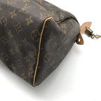 Louis Vuitton Monogram Speedy 25 Hand Mini Boston Bag Leather Brown — view 6