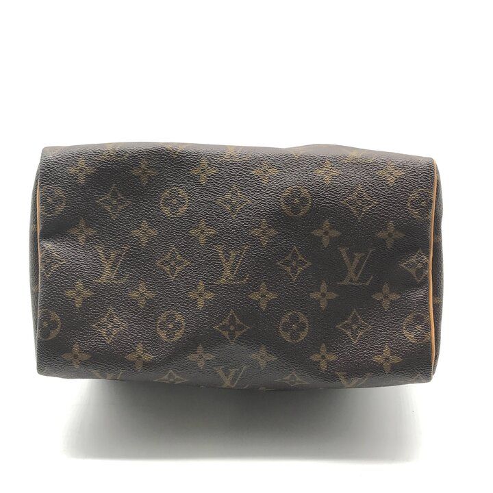 Louis Vuitton Monogram Speedy 25 Hand Mini Boston Bag Leather Brown — view 4