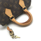 Louis Vuitton Monogram Speedy 25 Hand Mini Boston Bag Leather Brown — view 7
