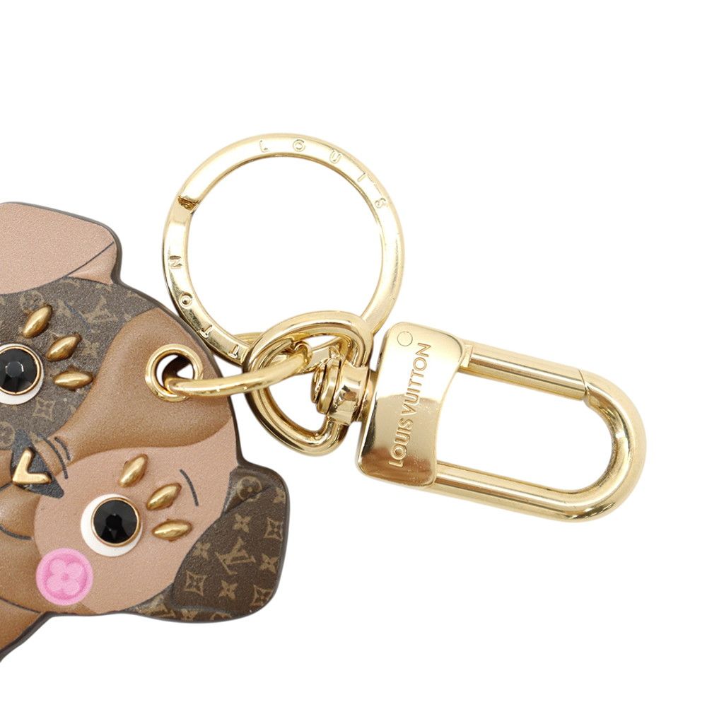 Louis Vuitton Bag Charm Monogram Porte Cles LV Puppy Key Holder — view 4