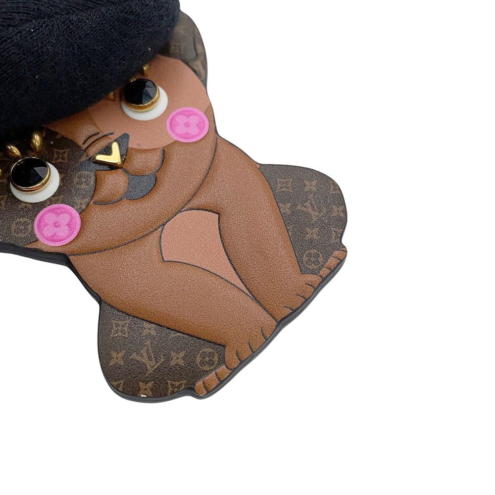 Louis Vuitton Bag Charm Monogram Porte Cles LV Puppy Key Holder — view 5