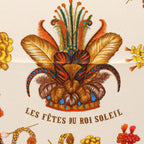 Hermes Scarf Carre 90 les Fetes du Roi Soleil Silk — view 4
