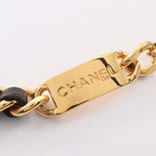 Chanel Belt CC Logo Chain Leather — view 4