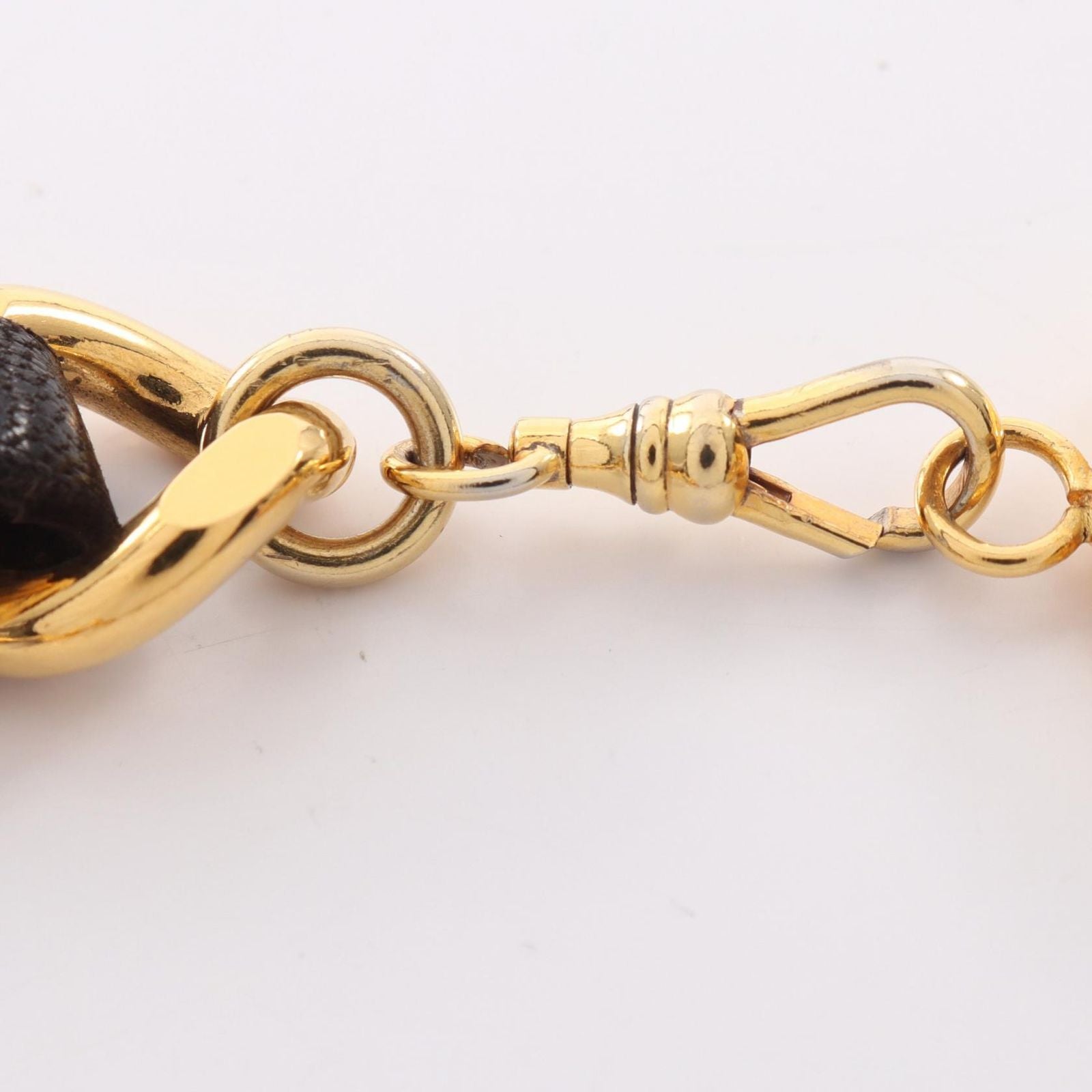 Chanel Belt CC Logo Chain Leather — view 6