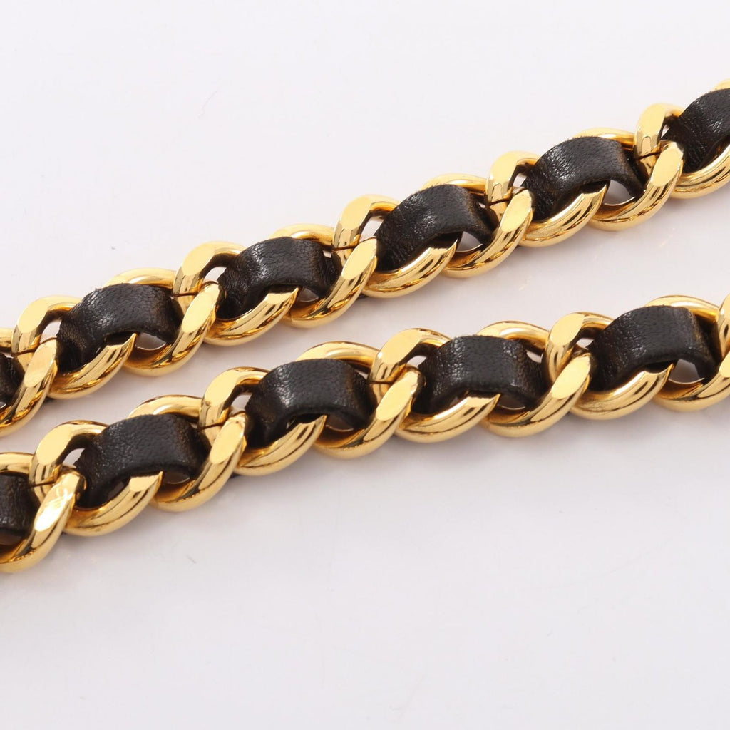 Chanel Belt CC Logo Chain Leather — view 7
