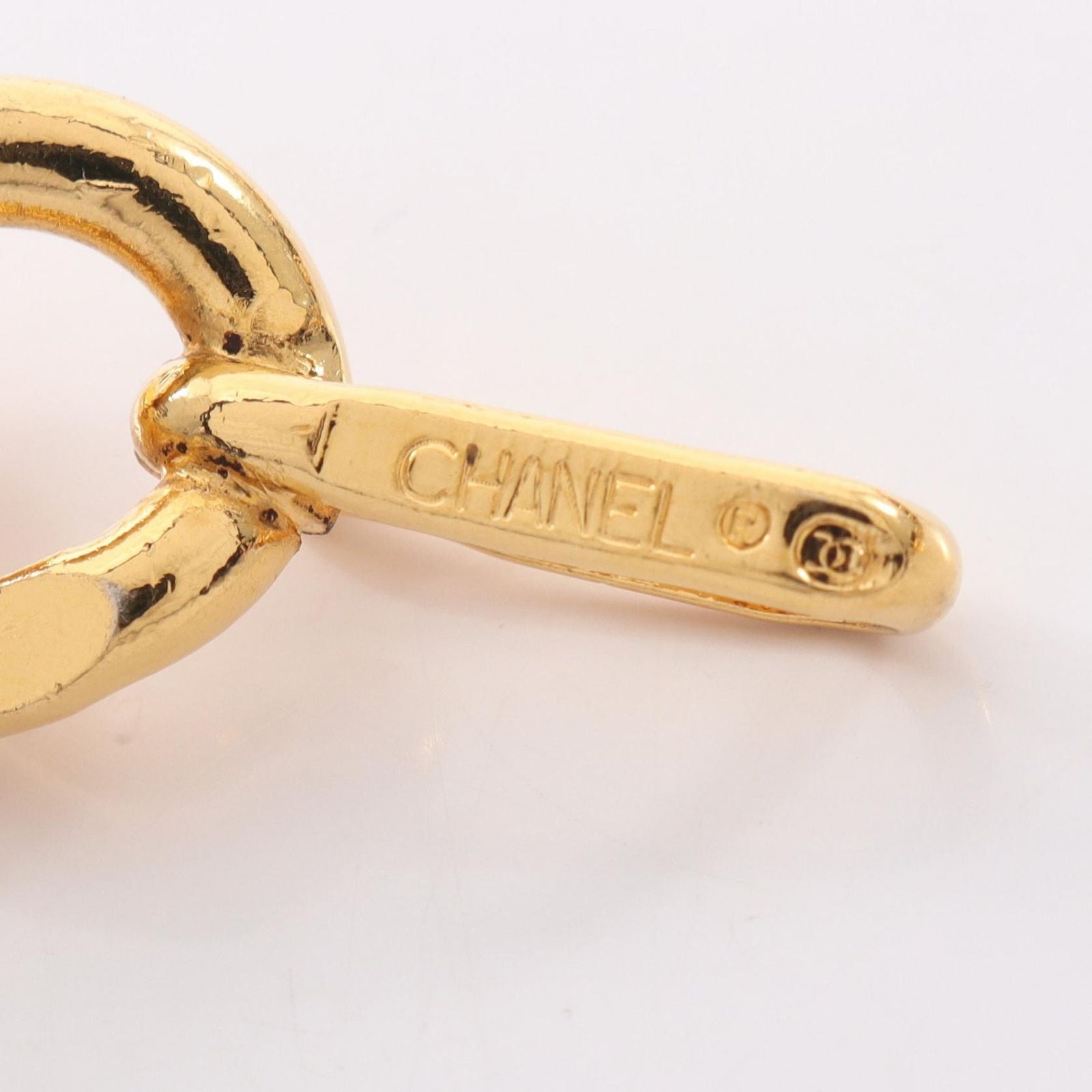 Chanel Belt CC Logo Chain Leather — view 5