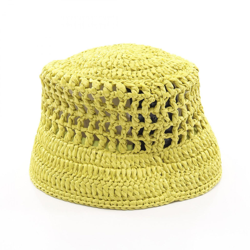 Prada Hat Logo Raffia Baguette — view 2