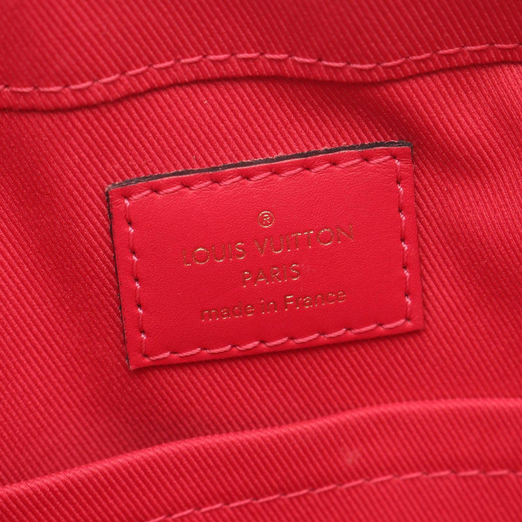 Louis Vuitton Shoulder Bag Saintonge Monogram Freesia Canvas Leather — view 4