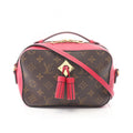 Louis Vuitton Shoulder Bag Saintonge Monogram Freesia Canvas Leather