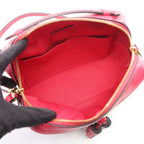 Louis Vuitton Shoulder Bag Saintonge Monogram Freesia Canvas Leather — view 3