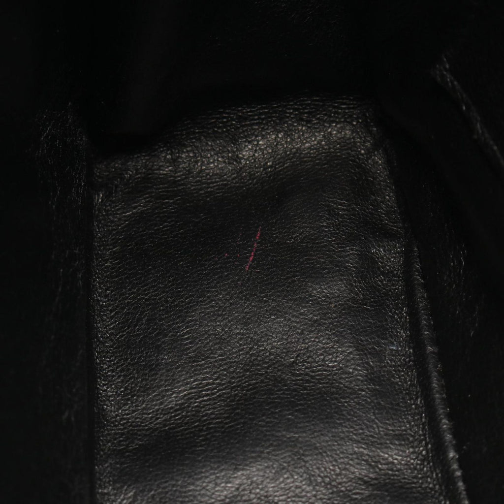 Chanel Shoulder Bag Quilted Coco Ball Black Caviar Leather Chain — view 6
