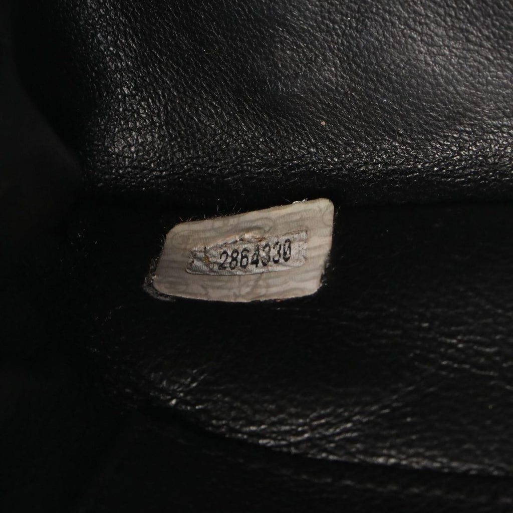 Chanel Shoulder Bag Quilted Coco Ball Black Caviar Leather Chain — view 5