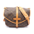 Louis Vuitton Shoulder Bag Saumur 30 Monogram Canvas Leather