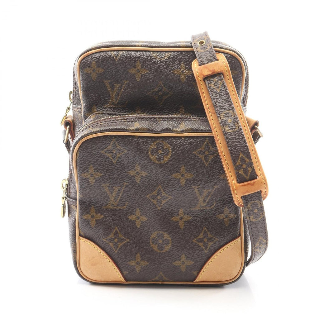 Louis Vuitton Shoulder Bag Amazon Monogram Canvas Leather