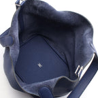 Hermes Handbag Picotin Lock MM Blue Saphir Leather — view 3