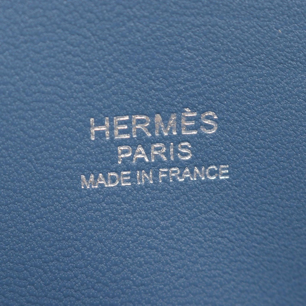 Hermes Handbag Bolide 31 2-Way Blue Agate Leather — view 4