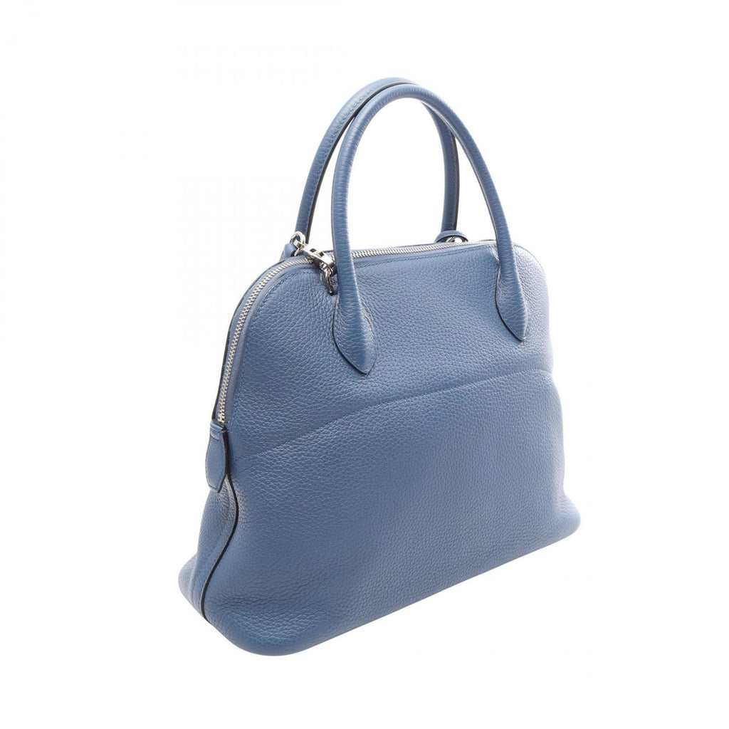 Hermes Handbag Bolide 31 2-Way Blue Agate Leather — view 2
