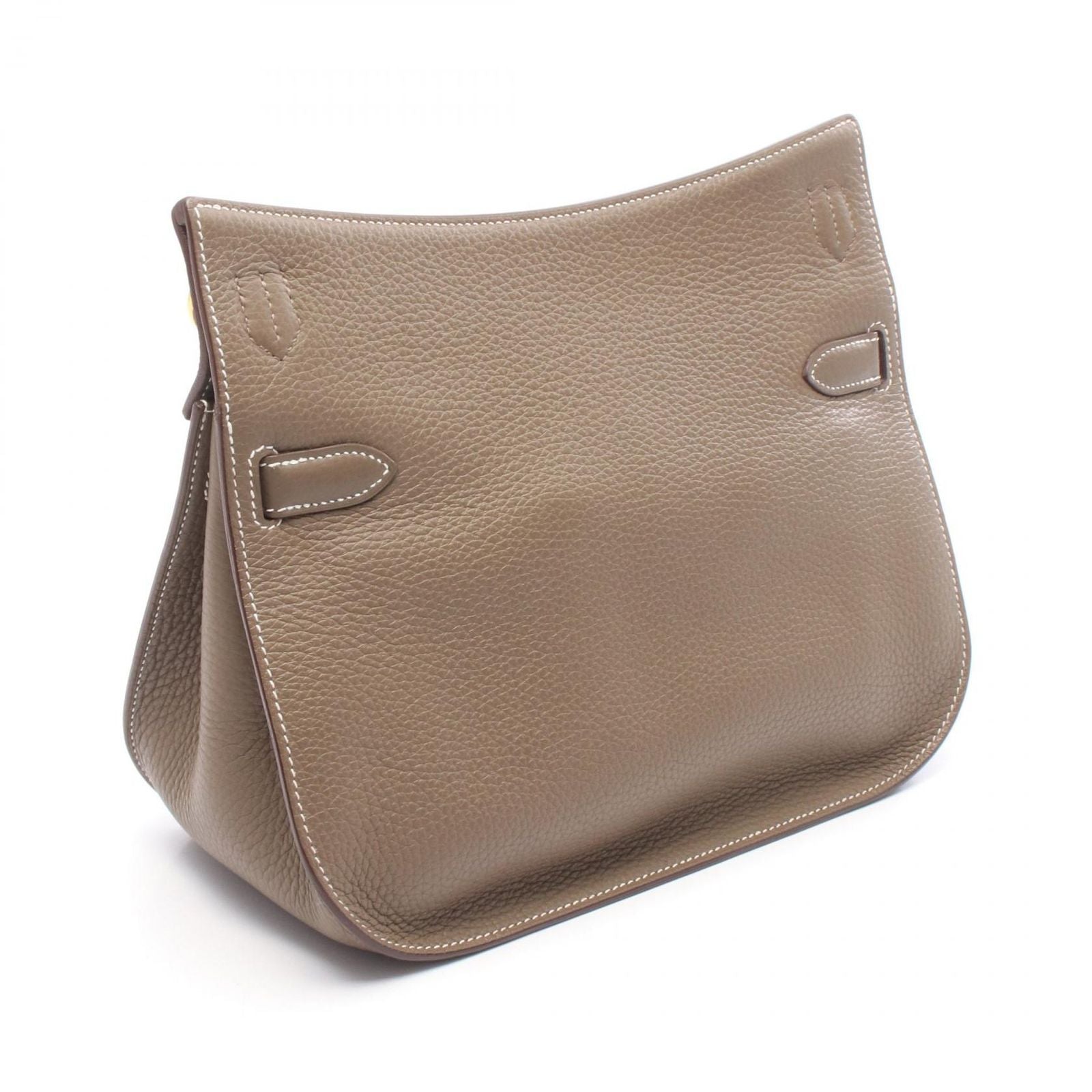 Hermes Shoulder Bag 28 Etoupe Leather — view 2