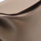 Hermes Shoulder Bag 28 Etoupe Leather — view 6
