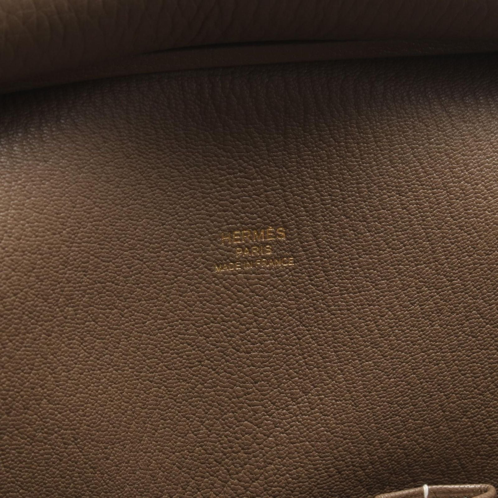 Hermes Shoulder Bag 28 Etoupe Leather — view 4