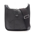 Hermes Shoulder Bag Evelyne 3 Trois PM Black Leather