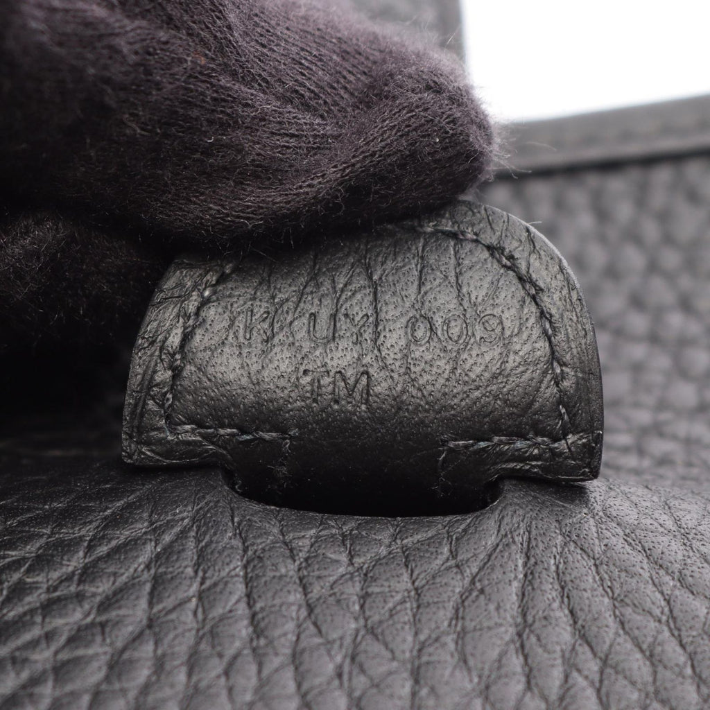 Hermes Shoulder Bag Evelyne 3 Trois PM Black Leather — view 5