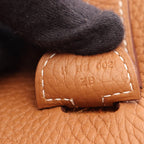 Hermes Shoulder Bag Evelyne 3 Trois PM Gold Leather — view 5