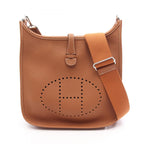 Hermes Shoulder Bag Evelyne 3 Trois PM Gold Leather
