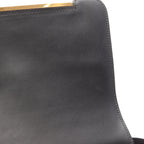 Hermes Shoulder Bag Geta Black Leather — view 7