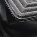Chanel Shoulder Bag Boy Small Black Caviar Leather Boy Stitch Chain — view 8