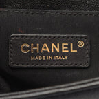 Chanel Shoulder Bag Boy Small Black Caviar Leather Boy Stitch Chain — view 4