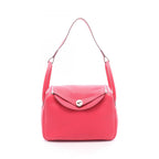 Hermes Shoulder Bag Lindy 30 Rose Leather