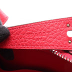 Hermes Shoulder Bag Lindy 30 Rose Leather — view 5