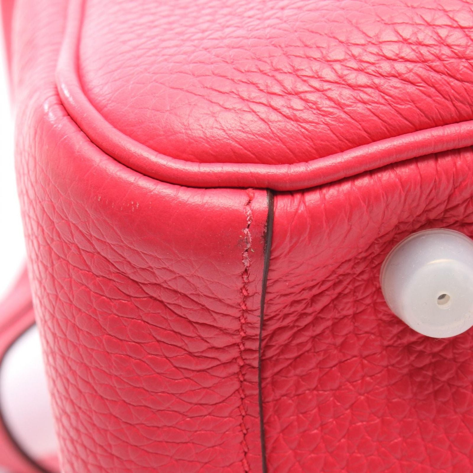 Hermes Shoulder Bag Lindy 30 Rose Leather — view 7