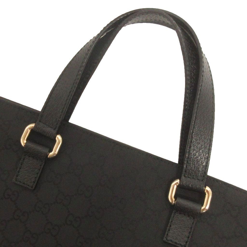 Gucci Tote Bag GG Canvas All Over Pattern Black — view 5