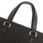 Gucci Tote Bag GG Canvas All Over Pattern Black — view 5